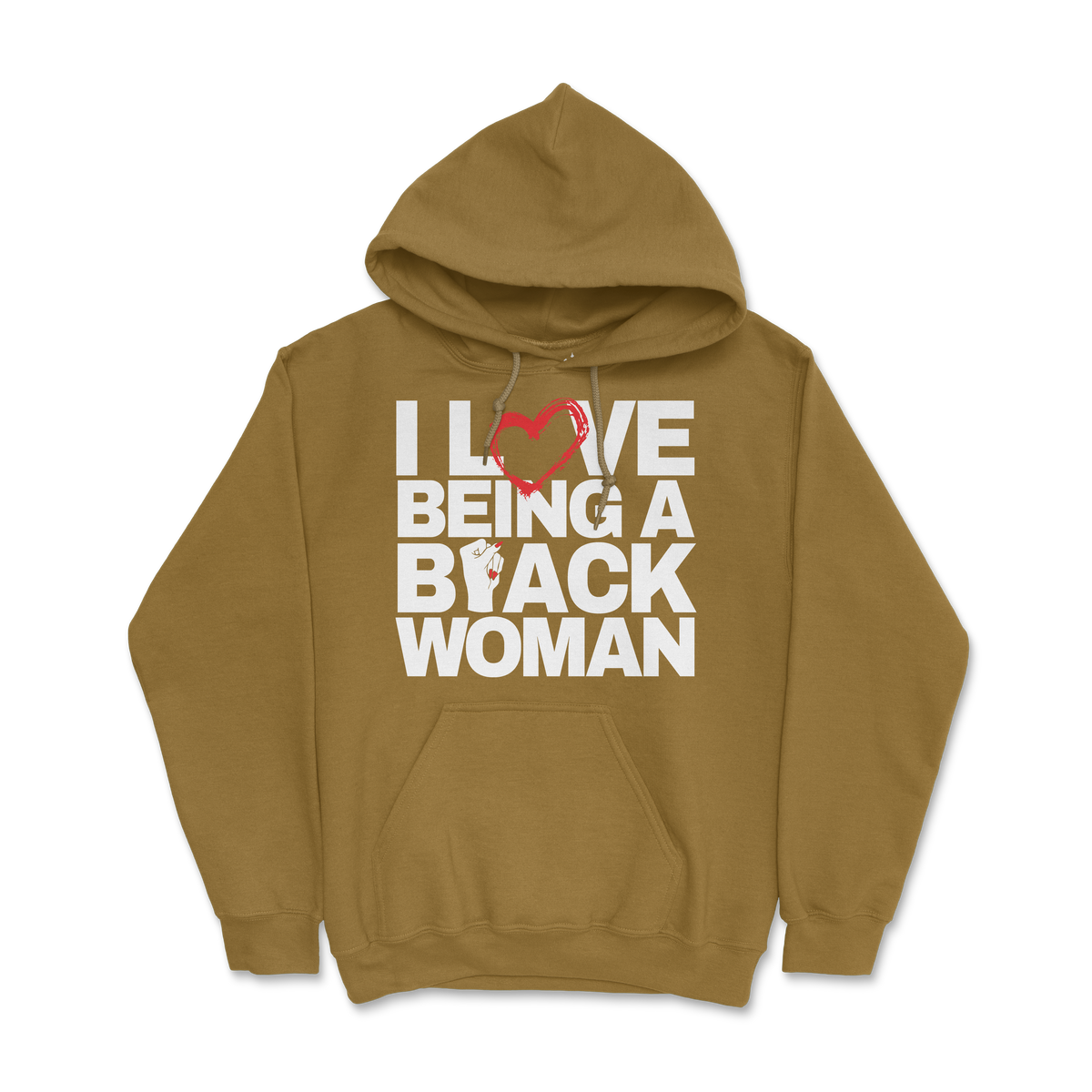 I Love Being a Black Woman Hoodie (Unisex)
